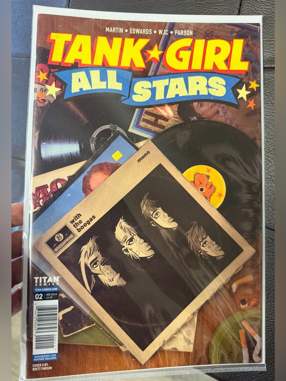 Tank Girl 2 All Stars First Print Cover A Brett Parson 2018 Alan Martin Titan
